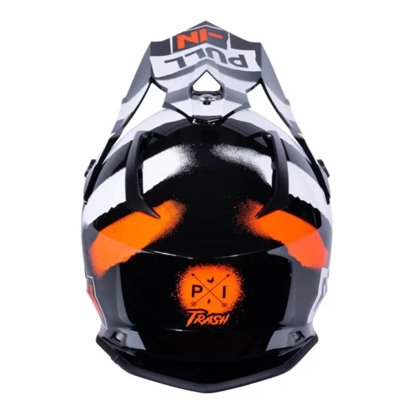 Casque Cross Pull-In Trash Orange – Image 2