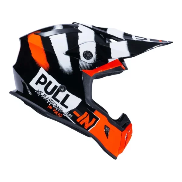 Casque Cross Pull-In Trash Orange – Image 4