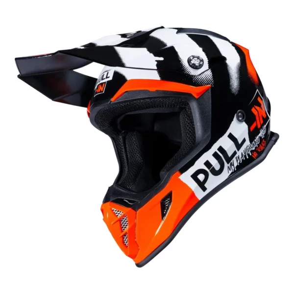 Casque Cross Pull-In Trash Orange