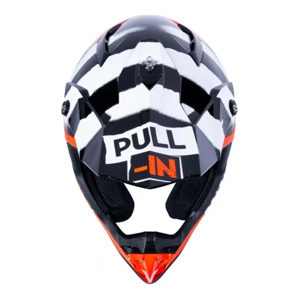 Casque Cross Pull-In Trash Orange – Image 3