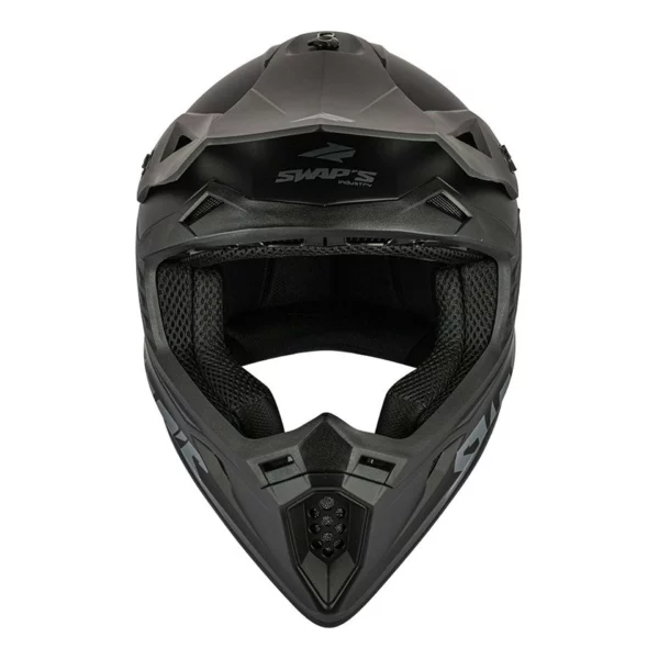 Casque cross Swaps Blur S818 noir mat – Image 3