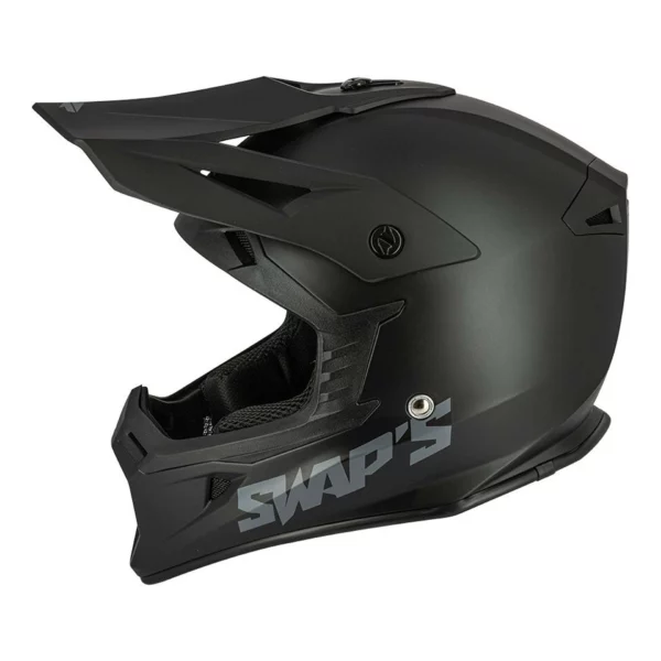 Casque cross Swaps Blur S818 noir mat – Image 4