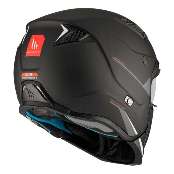 Casque transformable MT Helmets Streetfighter SV uni noir mat – Image 7